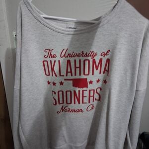 Gray Oklahoma Sooners Sweatshirt